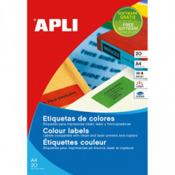 Etykiety kolorowe APLI,...