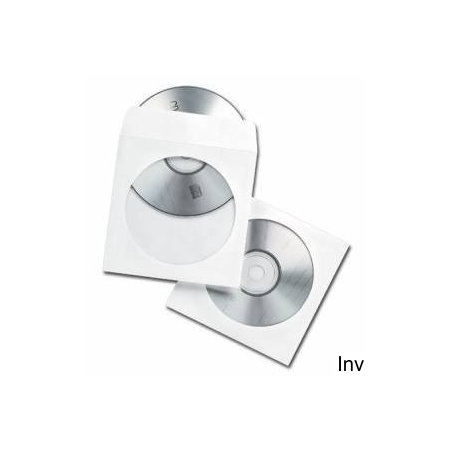 Koperty NC samoklejące CD białe 80g 124 x 124 mm opakowanie 1000 sztuk