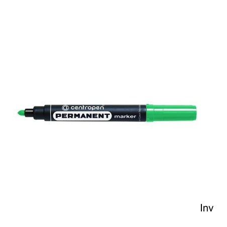 Marker permanentny zielony okrągły Centropen 8566