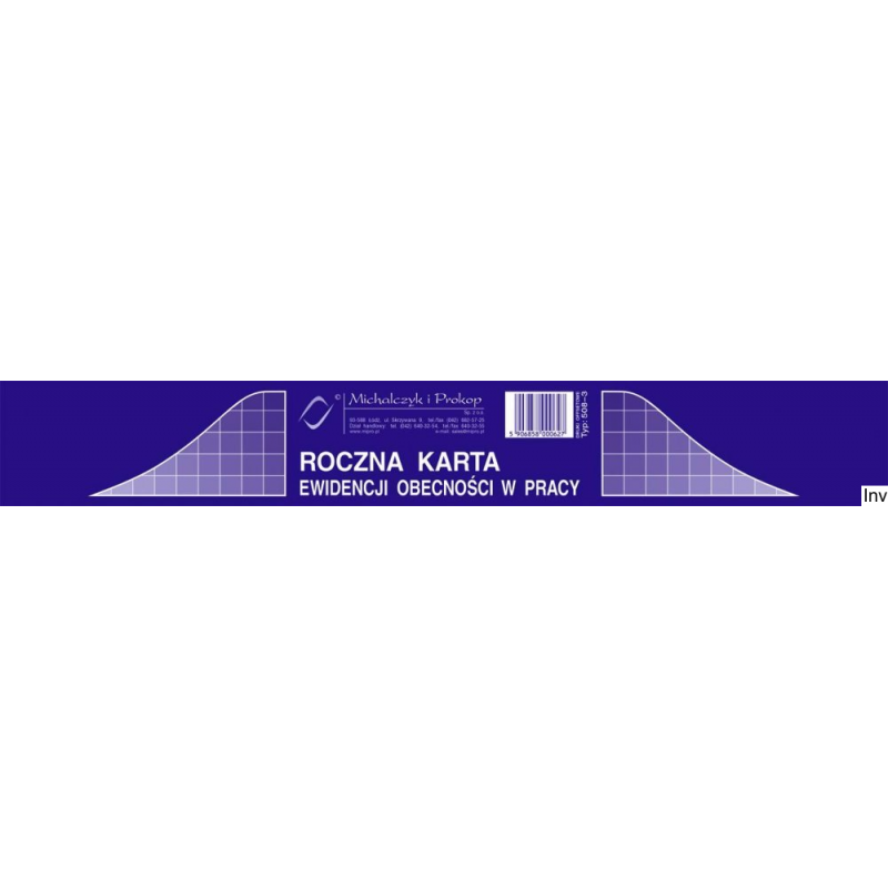 508-3 Roczna karta obec.A5a50 Michalczyk i Prokop