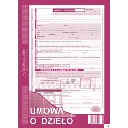 510-1 Umowa o dzieło MICHALCZYK&PROKOP A4 40 kartek - 1
