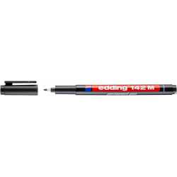 Edding Foliopis 1.0 142 M czarny marker OHP z okrągłą końcówką do folii prezentacyjnych