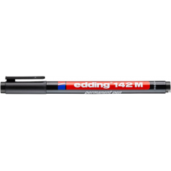 Edding Foliopis 1.0 142 M czarny marker OHP z okrągłą końcówką do folii prezentacyjnych