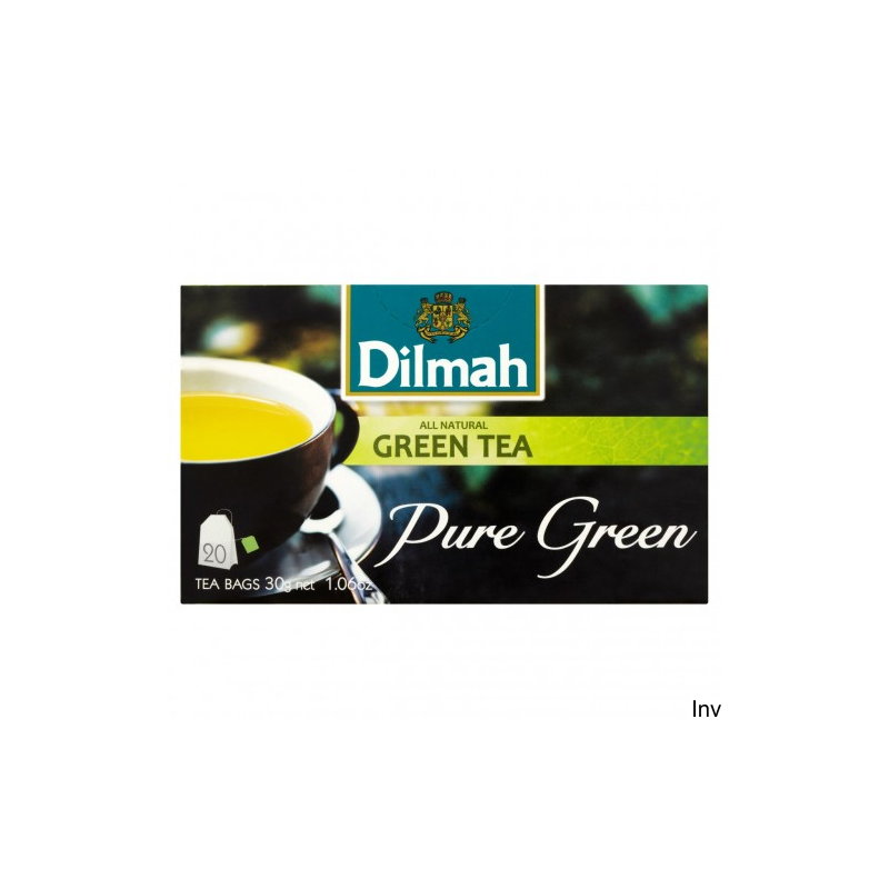 Herbata Dilmah Pure Green Tea ekspresowa 20 torebek 1,5g zielona