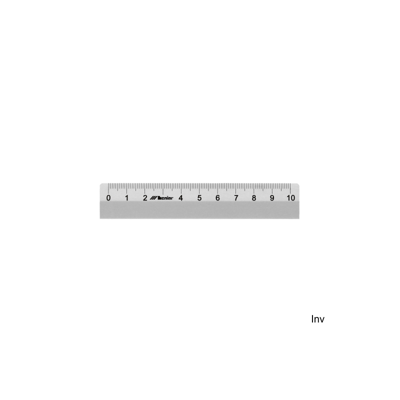 Linijka metalowa 10 cm Leniar 30402 do precyzyjnych pomiarów