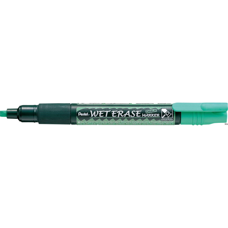 Marker kredowy zielony 4,3 mm PENTEL do szkła i gładkich powierzchni