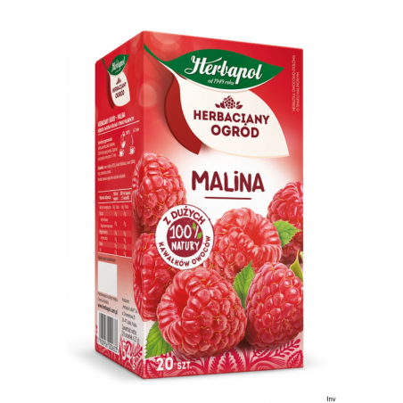Herbata owocowa Herbapol Herbaciany Ogród Malina 20 saszetek