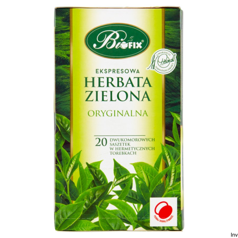 Herbata zielona ekspresowa Biofix 20 torebek po 2 g
