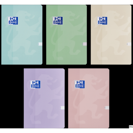 Brulion Oxford Touch Pastelowy B5 60 kartek 90 g kratka 5x5 mm
