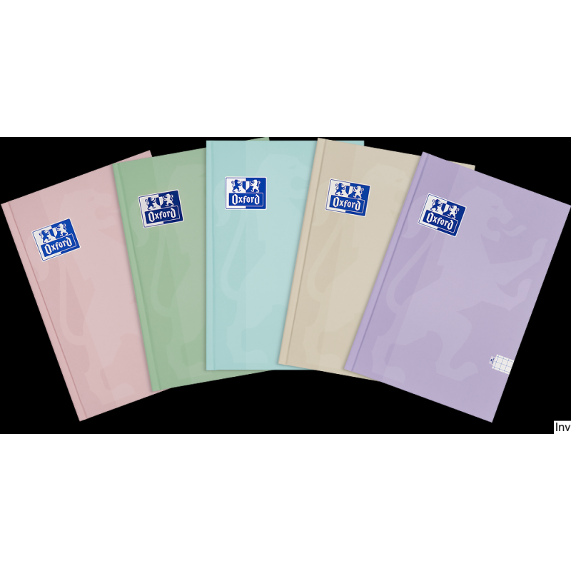 Brulion Oxford Touch Pastelowy A5 96 kartek 90 g kratka 5x5 mm