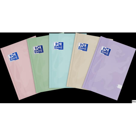 Brulion Oxford Touch Pastelowy A5 96 kartek 90 g kratka 5x5 mm