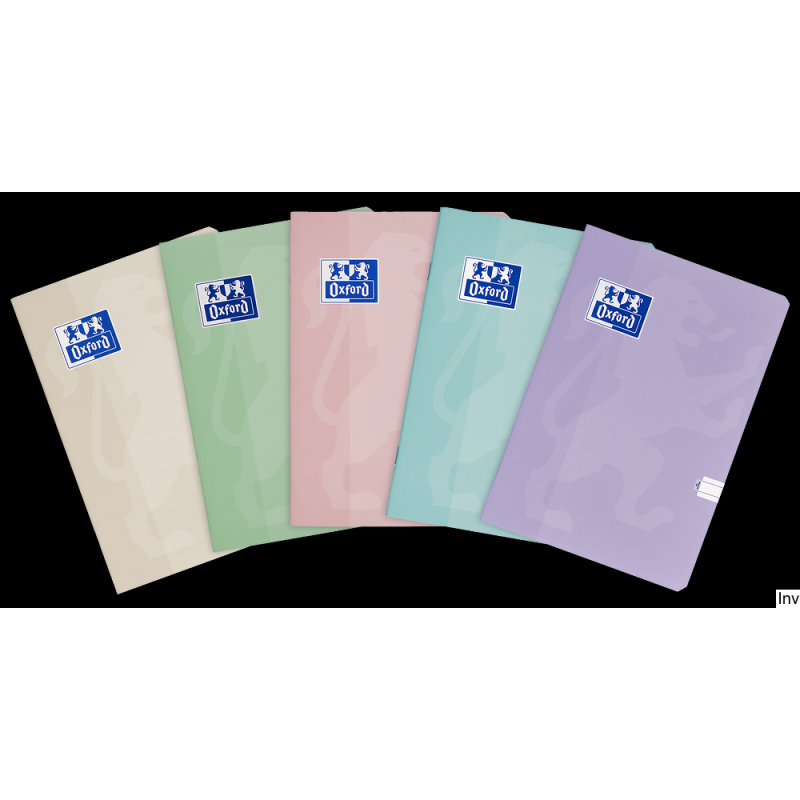 Zeszyt Oxford Touch Pastelowy A5 60 kartek 90 g linie 9 mm