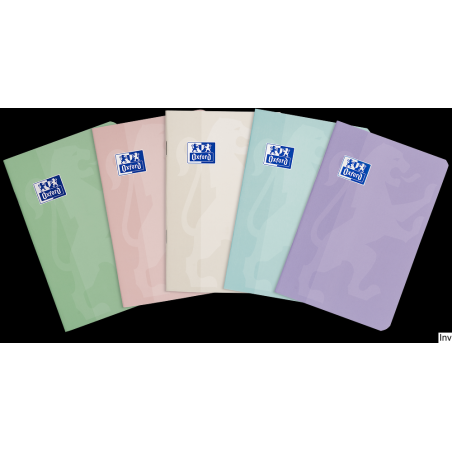 Zeszyt Oxford Touch Pastelowy A6 48 kartek 90 g kratka 5x5 mm