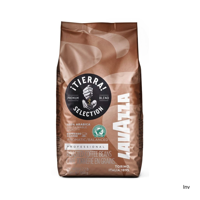 Kawa ziarnista Lavazza Tierra 1kg o czekoladowo-owocowym smaku