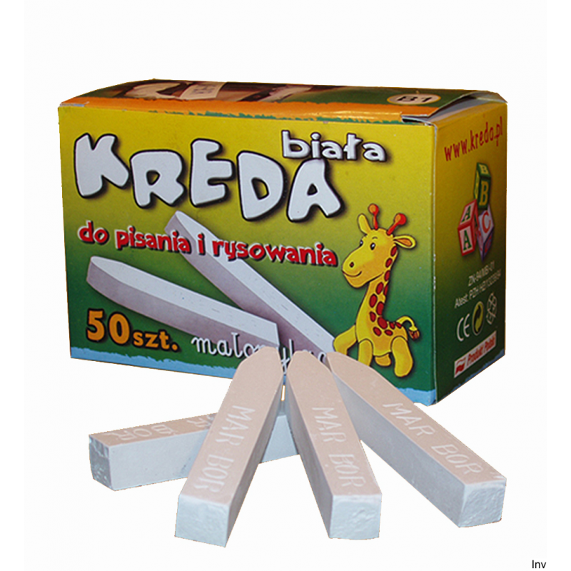 Kreda biała 50szt MAR-BOR  B1 - 1