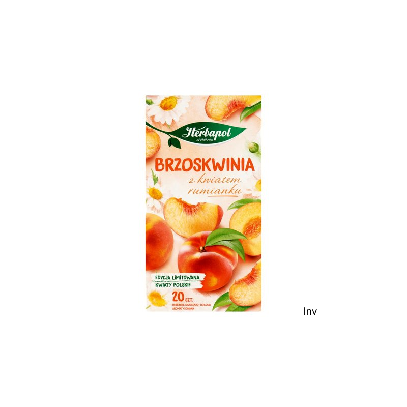 Herbata Herbapol Brzoskwinia z Kwiatem Rumianku 20 torebek