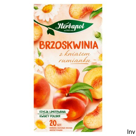 Herbata Herbapol Brzoskwinia z Kwiatem Rumianku 20 torebek