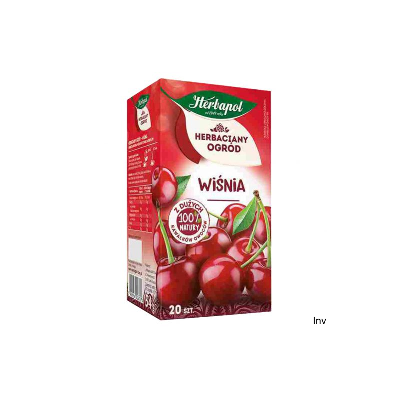 Herbata Herbapol Herbaciany Ogród Wiśnia 20 torebek