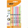 BIC Zakreślacze Highlighter Grip Pastel mix 6 sztuk