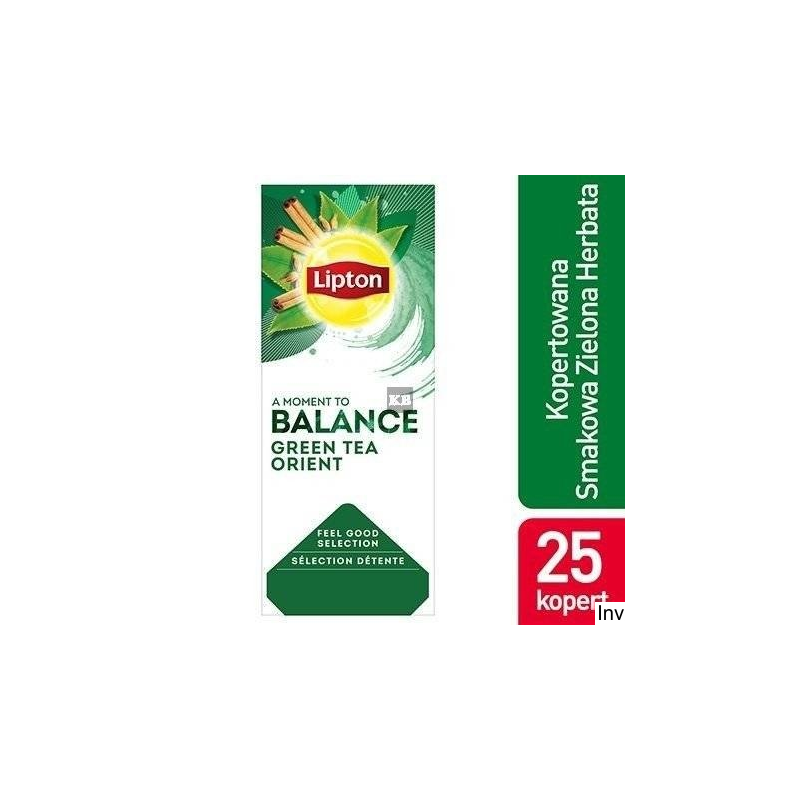 Herbata Lipton Zielona Orient 25 saszetek