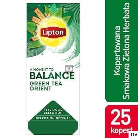 Herbata Lipton Zielona Orient 25 saszetek
