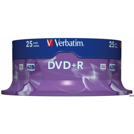 Płyta DVD+R Verbatim Matt Silver 4,7GB 16x (25 sztuk)