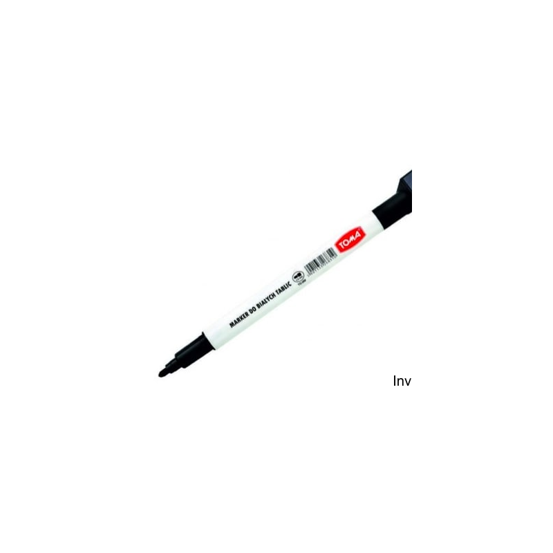 Pisaki do białych tablic z magnesem w nasadce 1,5mm czarny Toma