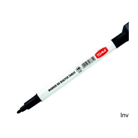 Pisaki do białych tablic z magnesem w nasadce 1,5mm czarny Toma