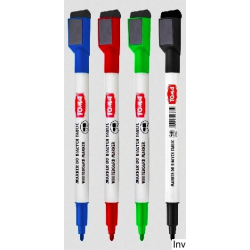 Pisaki do białych tablic z magnesem w nasadce 1,5mm czarny Toma