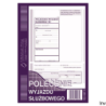 Polecenie wyjazdu służbowego 505-3 A5 40 kartek Michalczyk i Prokop