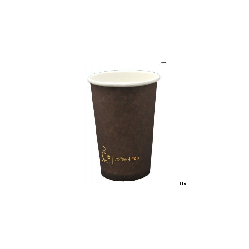 Kubek papierowy 100 ml z nadrukiem COFFEE 4 YOU, 100 sztuk, Papstar