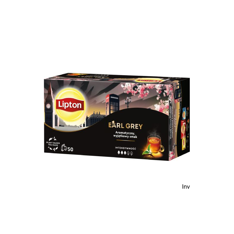 Herbata Lipton Earl Grey 50 torebek