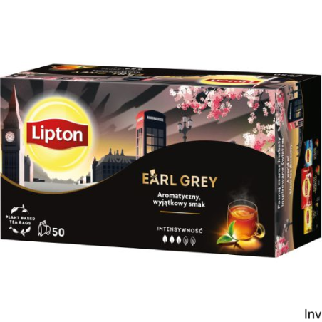 Herbata Lipton Earl Grey 50 torebek