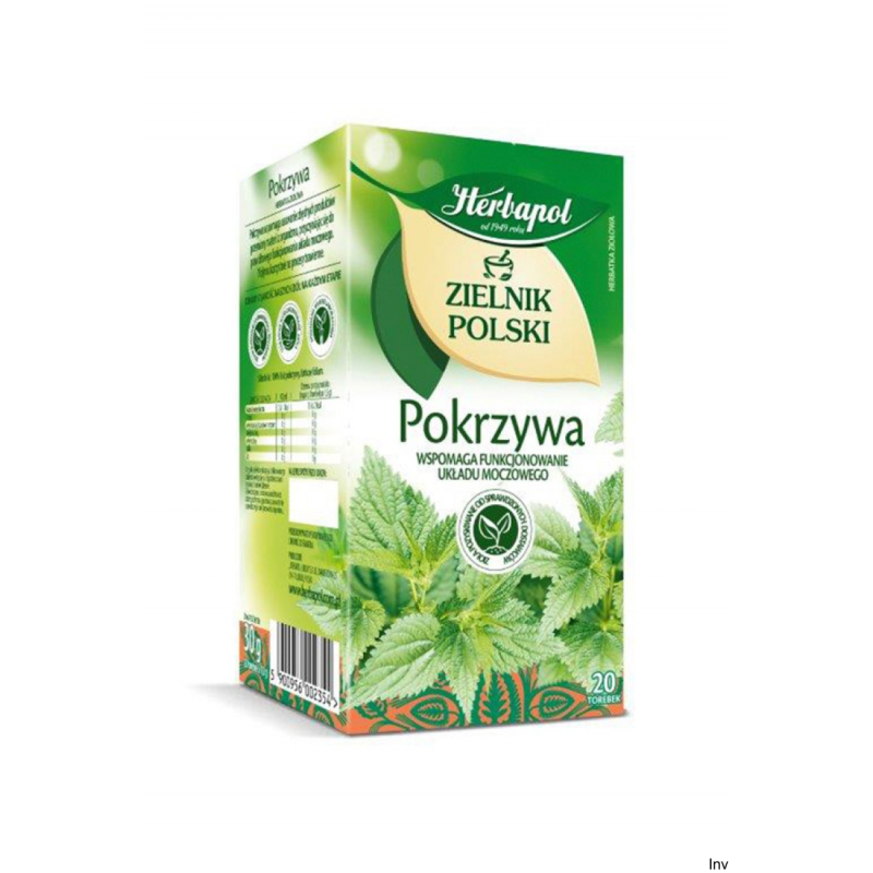 Herbata pokrzywowa HERBAPOL Zielnik Polski 20 torebek