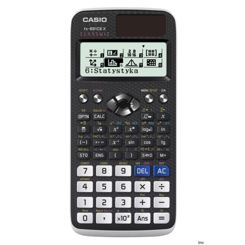 Kalkulator naukowy CASIO FX-991CEX, 668 funkcji, czarny, wymiary 77x166mm