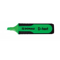 PAKIET Zakreślacz fluorescencyjny DONAU D-Text, 1-5mm (linia), zielony