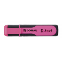 Zakreślacz fluorescencyjny DONAU D-Text, 1-5mm (linia), różowy, 10 szt.
