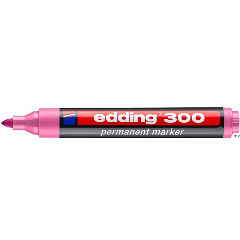 Edding Marker foliowy 300 różowy okrągła końcówka