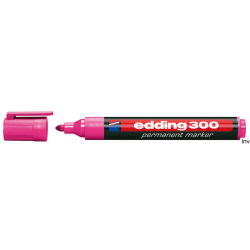 Edding Marker foliowy 300 różowy okrągła końcówka