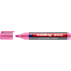 Edding Marker foliowy 300 różowy okrągła końcówka