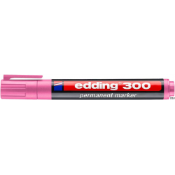 Edding Marker foliowy 300 różowy okrągła końcówka