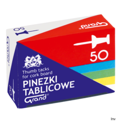 Pinezki tablicowe kolorowe...