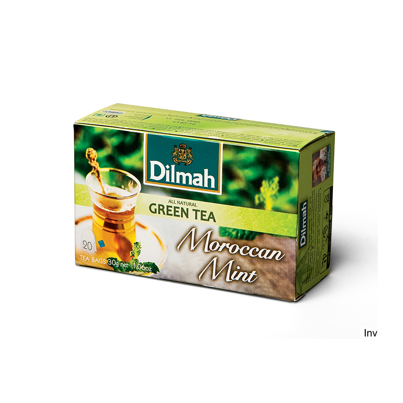 Dilmah Zielona Herbata z Miętą 20 torebek Maroccan