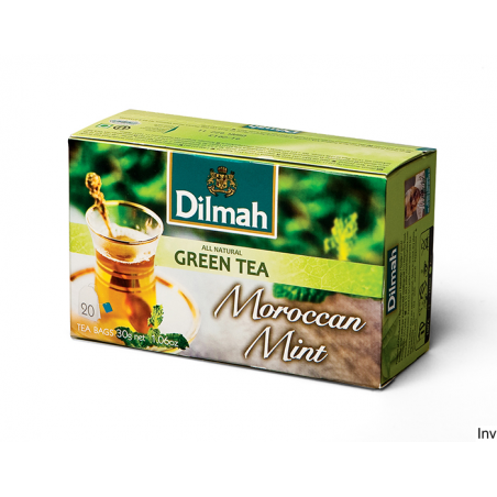 Dilmah Zielona Herbata z Miętą 20 torebek Maroccan