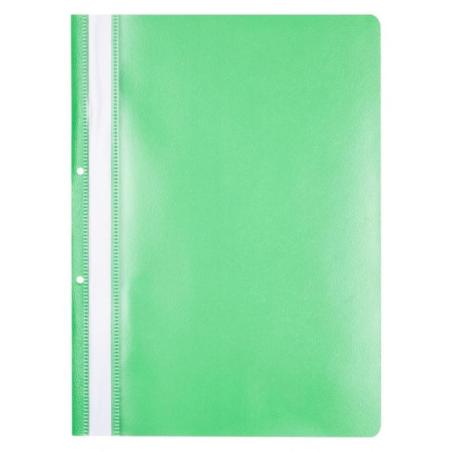 PAKIET Skoroszyt OFFICE PRODUCTS, PP, A4, 2 otwory, 100/170mikr., wpinany, zielony