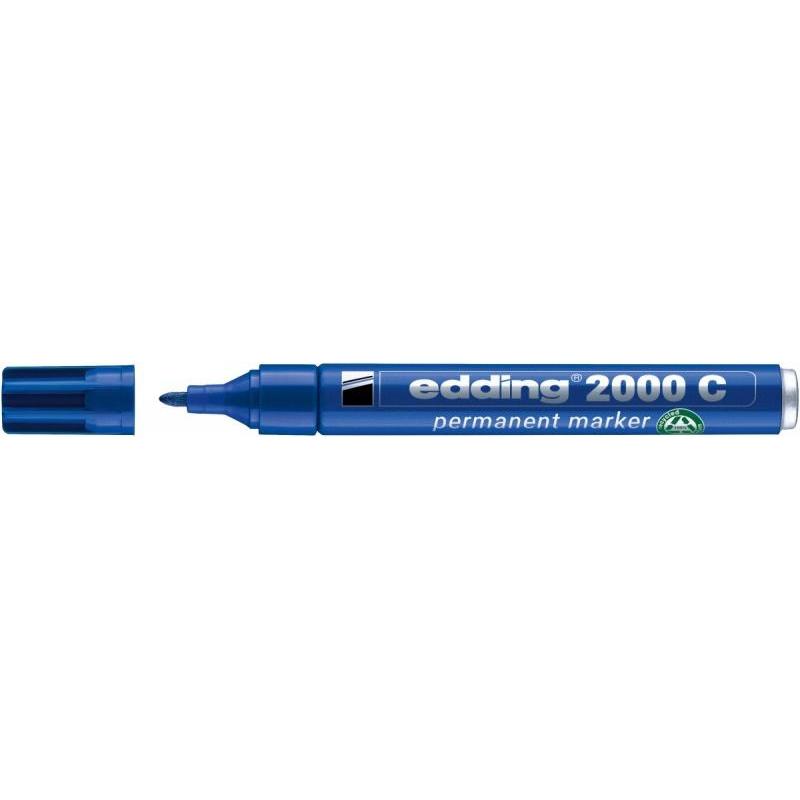 PAKIET Marker permanentny e-2000c EDDING, 1,5-3mm, niebieski