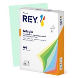 PAKIET Papier ksero REY ADAGIO, A4, 80gsm, 81 j.zielony PASTEL *RYADA080X434 R200, 500 ark.