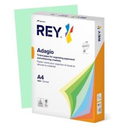 PAKIET Papier ksero REY ADAGIO, A4, 80gsm, 09 zielony pastel *RYADA080X432 R200, 500 ark.