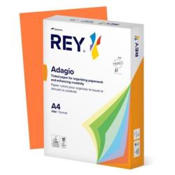 PAKIET Papier ksero REY ADAGIO, A4, 80gsm, 21 pomarańczowy intense *RYADA080X427 R200, 500 ark.
