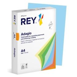PAKIET Papier ksero REY ADAGIO, A4, 80gsm, 48 j.niebieski VIVE/BRIGHT *RYADA080X421 R200, 500 ark.